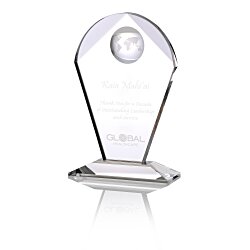 Global Excellence Crystal Award - 8"