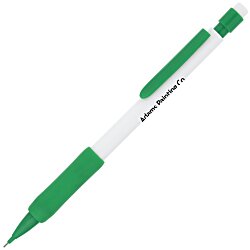 Rubber Grip Mechanical Pencil - White - 24 hr