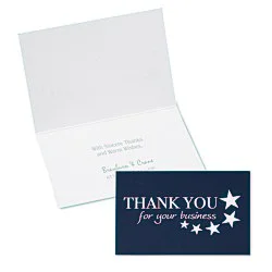 Thank You for Your Business Note Card