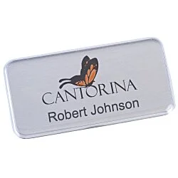 Click It Name Badge - 1-1/2" x 3" - Jeweler's Pinback