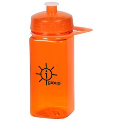 PolySure Squared-Up Water Bottle with Handle - 16 oz.