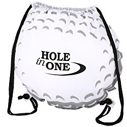 Game Time! Golf Ball Drawstring Backpack - 24 hr