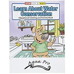 Learn About Water Conservation Coloring Book