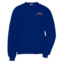 Jerzees Nublend Super Sweats Crew - Embroidered