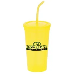 Brilliantly Bent Straw Tumbler - 22 oz.