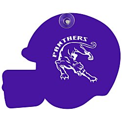 Window Sign - Football Helmet - Plastic - Color