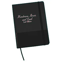 Matte Banded Journal - 7-1/8" x 5-1/8" - 24 hr