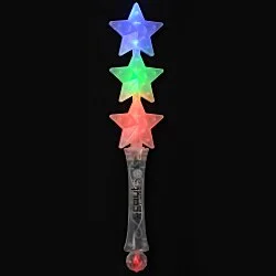 Flashing Star Wand - Blue, Green & Red