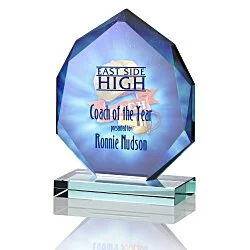 Eclipse Jade Glass Award - 5" - Full Color