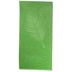 Tone on Tone Stock Art Towel - Palm Frond