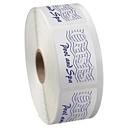 Value Sticker by the Roll - Rectangle - 1-1/4" x 2"