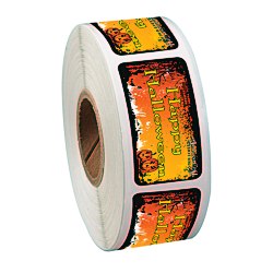 Full Color Sticker by the Roll - Rectangle - 3/4" x 1-1/2"