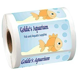 Full Color Sticker by the Roll - Rectangle - 1-1/2" x 2-1/2"