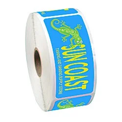 Full Color Sticker by the Roll - Rectangle - 1-1/2" x 3-1/2"