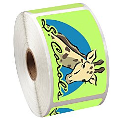 Full Color Sticker by the Roll - Rectangle - 2" x 3-1/2"