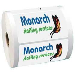 Full Color Sticker by the Roll - Rectangle - 2-3/8" x 3-3/4"