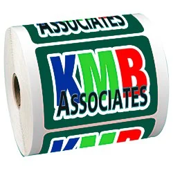 Full Color Sticker by the Roll - Rectangle - 2-3/4' x 3-3/4"