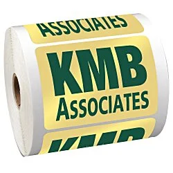 Sticker by the Roll - Rectangle - 2-3/4" x 3-3/4"