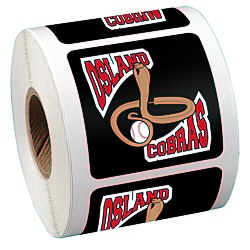 Full Color Sticker by the Roll - Square - 1-3/4" x 1-3/4"