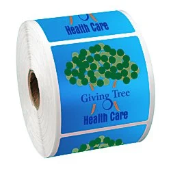 Full Color Sticker by the Roll - Square - 2-1/2" x 2-1/2"