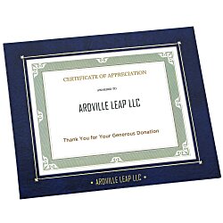 Wrapped Edge Certificate Frame - 8" x 10"