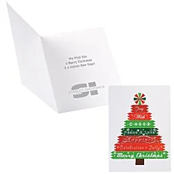 Designer Tree Christmas Greeting Card