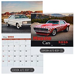 Muscle Cars Calendar - Spiral - 24 hr
