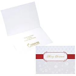 Christmas Ribbon Greeting Card