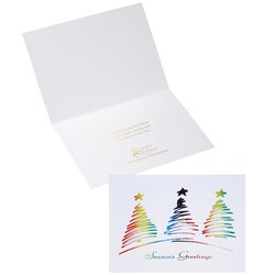 Rainbow Trees Greeting Card