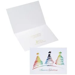 Rainbow Trees Greeting Card