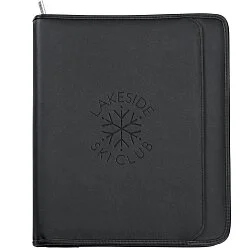 Manhattan Leather Zippered Portfolio