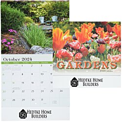 Beautiful Gardens Calendar - Stapled - 24 hr