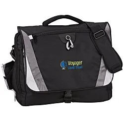 Slope Laptop Messenger Bag - Embroidered