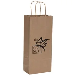 Natural Kraft Shopping Bag - 13" x 5-1/2"