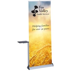 Imagine Quick Change Retractable Banner Display with Table