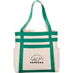 Rugby Stripe Boat Tote  Main Image