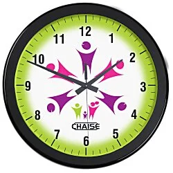 Full Color Wall Clock - 14" - Numbers