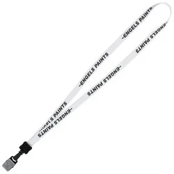 Lanyard - 5/8" - 32" - Large Metal Bulldog Clip - 24 hr