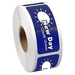 Value Sticker by the Roll - Rectangle - 1" x 2-1/2" - 24 hr