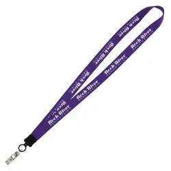 Big Lanyard - 7/8" - 32" - Snap with Metal Bulldog Clip