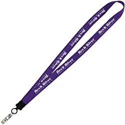 Big Lanyard - 7/8" - 36" - Snap with Metal Bulldog Clip