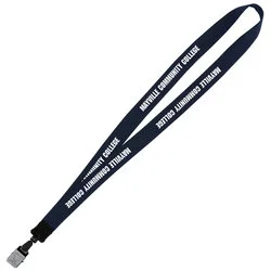 Big Lanyard - 7/8" - 34" - Large Metal Bulldog Clip - 24 hr