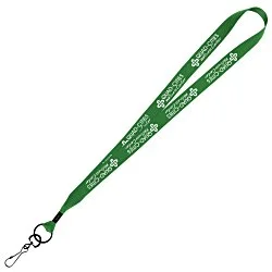 Economy Lanyard - 3/4" - Metal Swivel Snap Hook - 24 hr