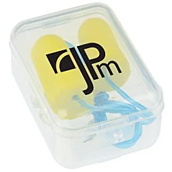 Corded Ear Plugs in Clip Case