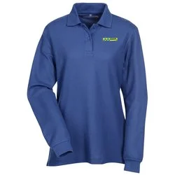 Soft Touch Pique LS Sport Shirt - Ladies'