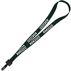 Stretchy Elastic Lanyard - 3/4" - 32" - Plastic Bulldog Clip