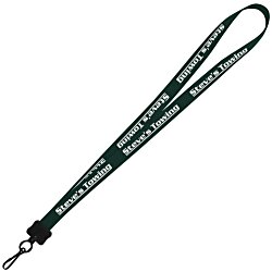 Stretchy Elastic Lanyard - 3/4" - 32" - Metal Swivel Snap Hook