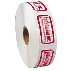Value Sticker by the Roll - Rectangle - 1" x 2" - 24 hr