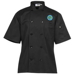 Ten Button Short Sleeve Chef Coat