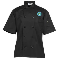 Ten Button Short Sleeve Chef Coat